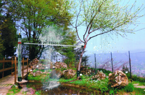 Giovanni Bonaldi Il silenzio della neve, 2013 installazione site specific, plexiglas, carta, metallo