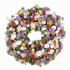 Garland of flowers, 2008, 180cm x 180cm
